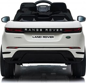 Macchina Elettrica per Bambini Licenza Land Rover Evoque 12V con Telecomando Bianco...
