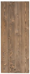 Anta per porta scorrevole Barn Wenge in legno massello wengé L 96 x H 215 cm reversibile