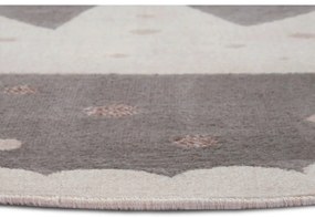 Tappeto grigio per bambini ø 100 cm Crown - Hanse Home