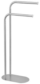 Stand portasciugamani color argento opaco in acciaio inox Levante – Wenko