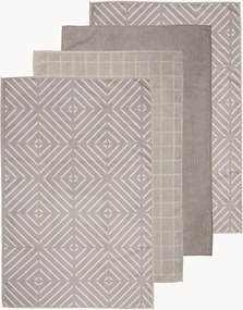 Set di 4 strofinacci da cucina in microfibra Benton