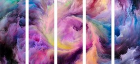 Quadri 5 pezzi – Spirale colorata