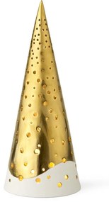 Candeliere in porcellana color oro , altezza 25,5 cm Nobili - Kähler Design