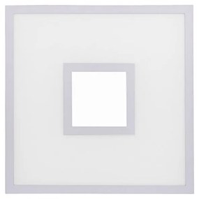 Plafoniera design bianca 45 cm LED dimm RGB - TILE