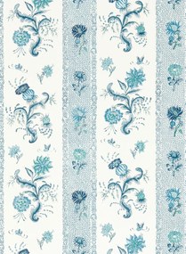 Zoffany Carta da parati Papaver Stripe - Mazarine Blue