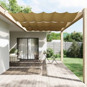 Paravento Verticale Beige 250x270 Cm İn Tessuto Oxford /