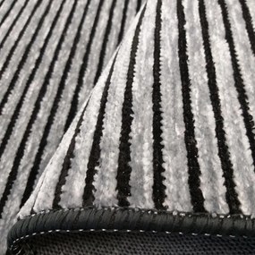 Tappeto grigio con strato antiscivolo Larghezza: 80 cm | Lunghezza: 300 cm
