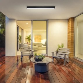 Immax NEO 07255L - Luce LED dimmerabile LUNGO 20W/230V Wi-Fi Tuya nero + +TC