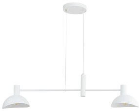 Lampadario a sospensione con filo ARTIS 2xE14/40W/230V bianco