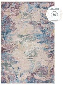 Tappeto lavabile blu-viola con fibre riciclate 160x230 cm Reid - Flair Rugs