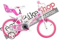 Bicicletta Bambina Little Heart Dino Bikes 14 pollici