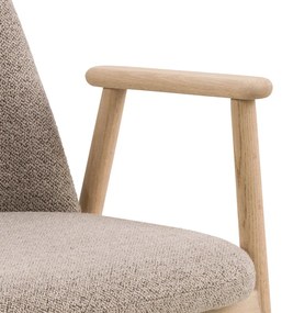 Sedia da pranzo beige Leo - Actona