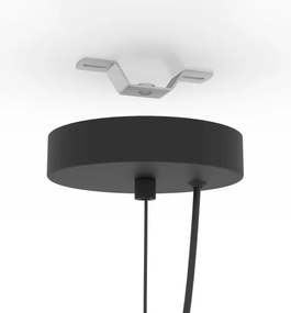 Eglo 900158 - Lampadario a sospensione con filo CAMASCA 1xE27/40W/230V nero