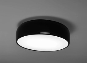 Flos Smithfield Ceiling Pro Lampada led 60 cm da soffitto a luce diretta in alluminio Nero lucido