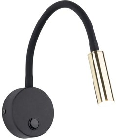 Applique LAGOS 1xG9/3W/230V nero/oro