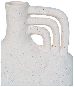 Vaso color crema in ceramica (altezza 19,5 cm) - House Nordic