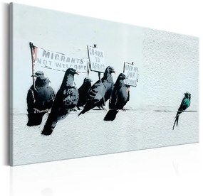 Quadro Protesting Birds by Banksy