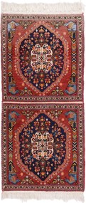 Gashghai Tappeto 140 x 60 (Iran) Annodato A Mano