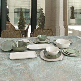 Teglia da Cucina Bidasoa Ikonic Verde Ceramica (36 x 16 cm) (Pack 2x)