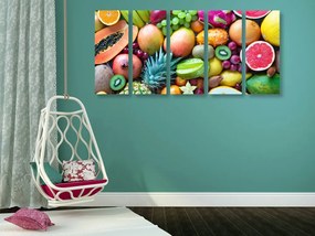 Quadri 5 pezzi – Frutta tropicale