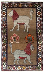Gabbeh Tappeto persiano 110x180 Marrone (Iran) Annodato A Mano