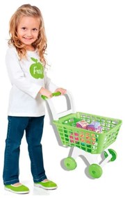 Trade Shop - Carrello Spesa Giocattolo Per Bambini Gioco Supermarket Con Set Accessori
