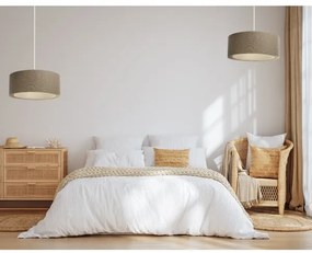 Lampadario a sospensione con filo BOHO TRINITI 1xE27/60W/230V marrone