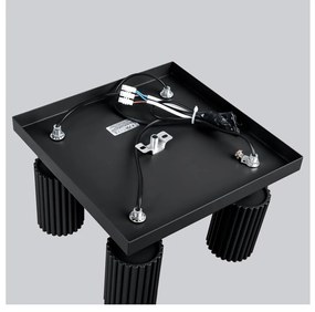 Faretto nero in metallo ø 6,5 cm Gleam – Sollux