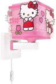 Dalber 73269 - Applique da parete per bambini HELLO KITTY 1xE27/15W/230V rosa