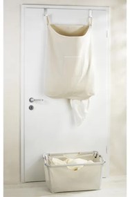 WENKO 62107100 - Cesto porta biancheria CANGURO 52x81 cm beige/argento