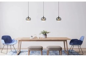 Globo 15548H - Lampadario a sospensione con filo MAXY 1xE27/40W/230V diametro 24 cm nero