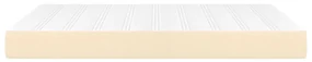 Materasso a molle insacchettate crema 140x200x20 cm