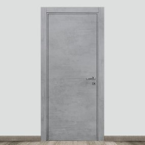 Porta battente Naos grigio L 60 x H 210 cm reversibile