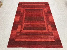 Loribaft Tappeto 290 x 200 Rosso (Iran) Annodato A Mano