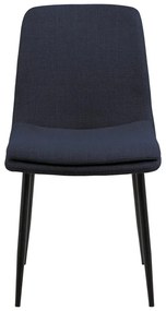 Sedia da pranzo blu scuro Becca – Actona