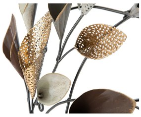 Decorazione murale bianca e marrone, larghezza 46 cm Ramo - Mauro Ferretti