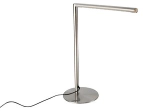 Lampada da tavolo moderna in acciaio con dimmer touch incl. LED - Douwe