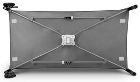 Lionelo - Lettino da viaggio FLOWER Grigio Scandi