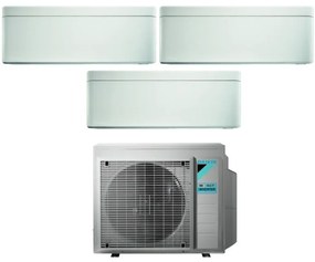 Daikin - Climatizzatore Condizionatore Bluevolution Trial Split Inverter serie ftxa-aw stylish white 12+12+12 con 4MXM80N R-32 Wi-Fi Integrato