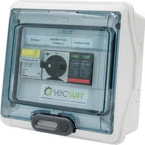 Quadro elettrico preassemblato cablato per Installazione di un impianto fotovoltaico QCM1101L 1 stringa DC 3KW IP65 1 stringa