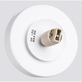 Lampada da parete bianca Blaze – Sollux