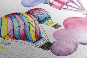 Stampa su tela – Palloncini nel vento