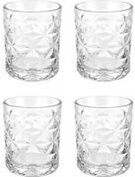 Set 4 bicchieri acqua Estrella in vetro