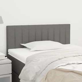 Testiera Grigio Scuro 80x5x78/88 Cm İn Tessuto /