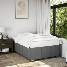 Giroletto Senza Materasso Grigio Scuro 120x200 Cm Tessuto /