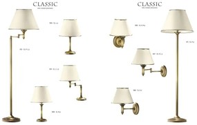 Jupiter 505 CL K M p - Applique CLASSIC E27/60W/230V