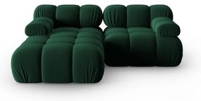 Divano in velluto verde 191 cm Bellis - Micadoni Home