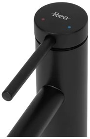 REA-B5320 - Miscelatore per lavabo FOSS 29,5 cm nero opaco
