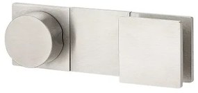 Treemme 5mm RWIT2849IS96 miscelatore doccia quadro monocomando a muro senza parte incasso inox satinato