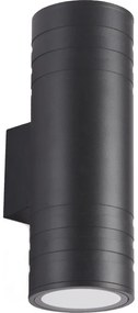 Applique da esterno 2xGU10/35W/230V IP54 arrotondato nero